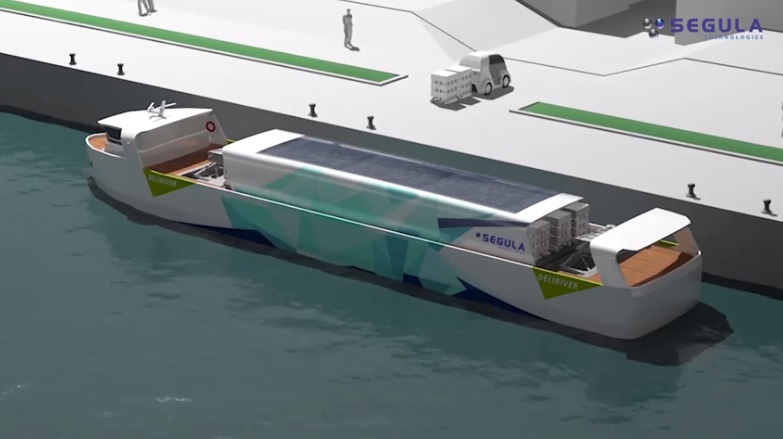 Segula Technologies presenta el Green Deliriver, un nuevo sistema de transporte marítimo que pretende revolucionar la distribución de última milla