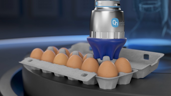 OnRobot lanza una nueva pinza flexible y de calidad alimentaria  para la manipulación de objetos difíciles de recoger y colocar