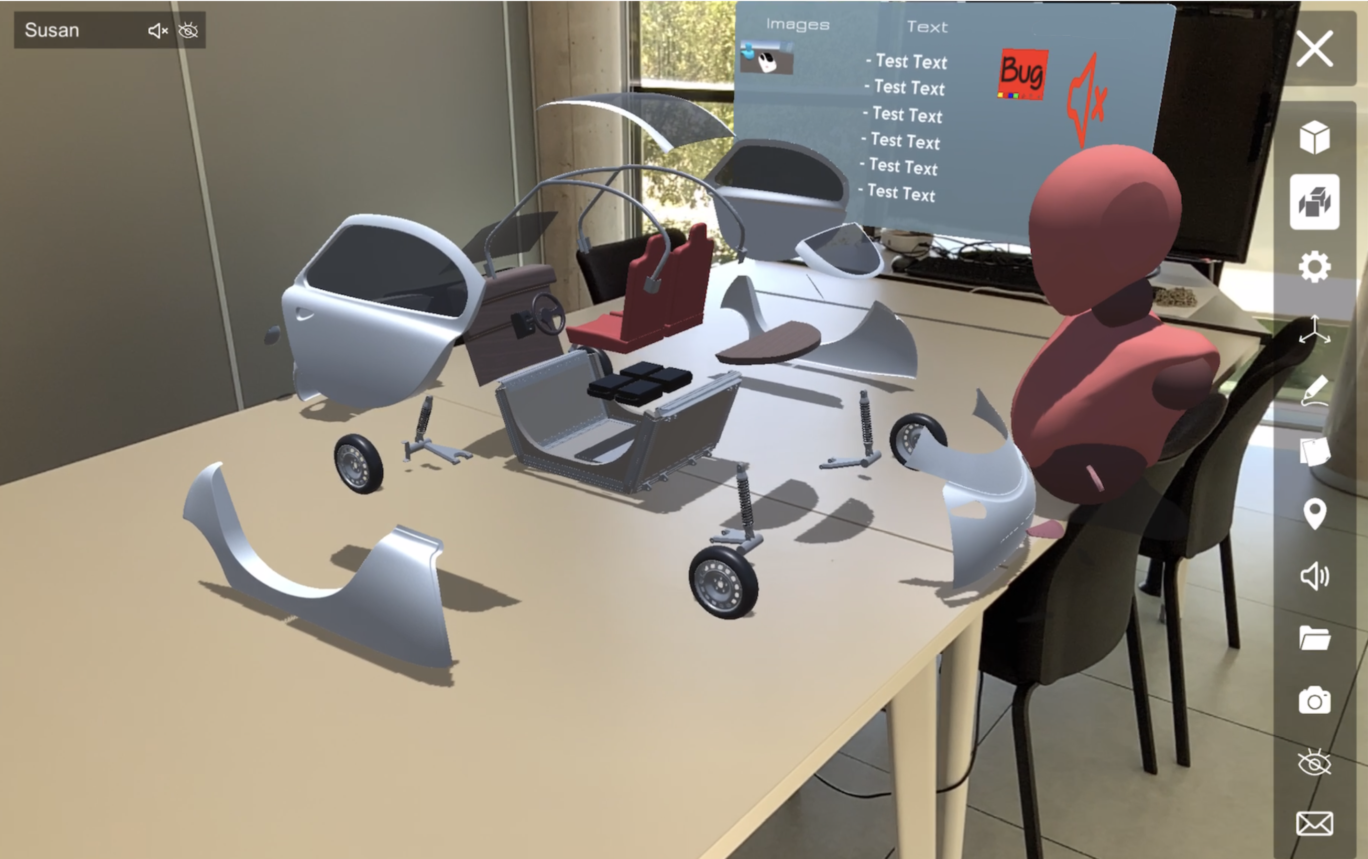 CT lanza una aplicación de salas de reuniones virtuales que permite compartir información 3D