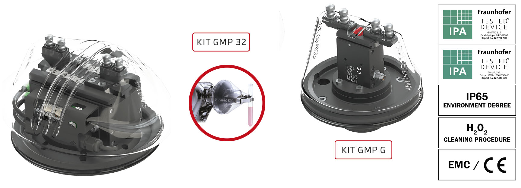 GIMATIC Iberia presenta los kits GMP, solución innovadora para la manipulación automatizada en sala blanca