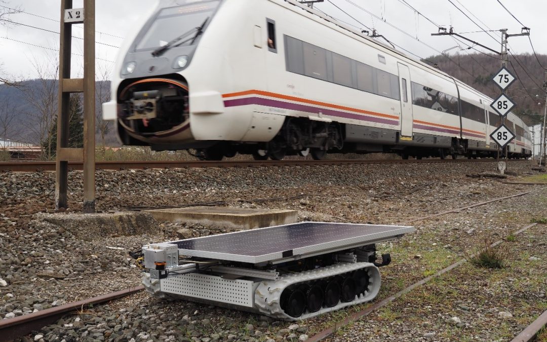 Nueva solución robótica para desherbado de vías de tren