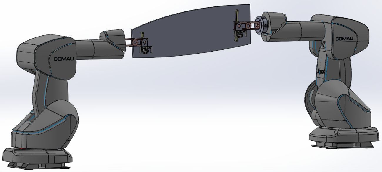 Solución flexible, reconfigurable y colaborativa para operaciones de aplicación de sellante y de soldadura