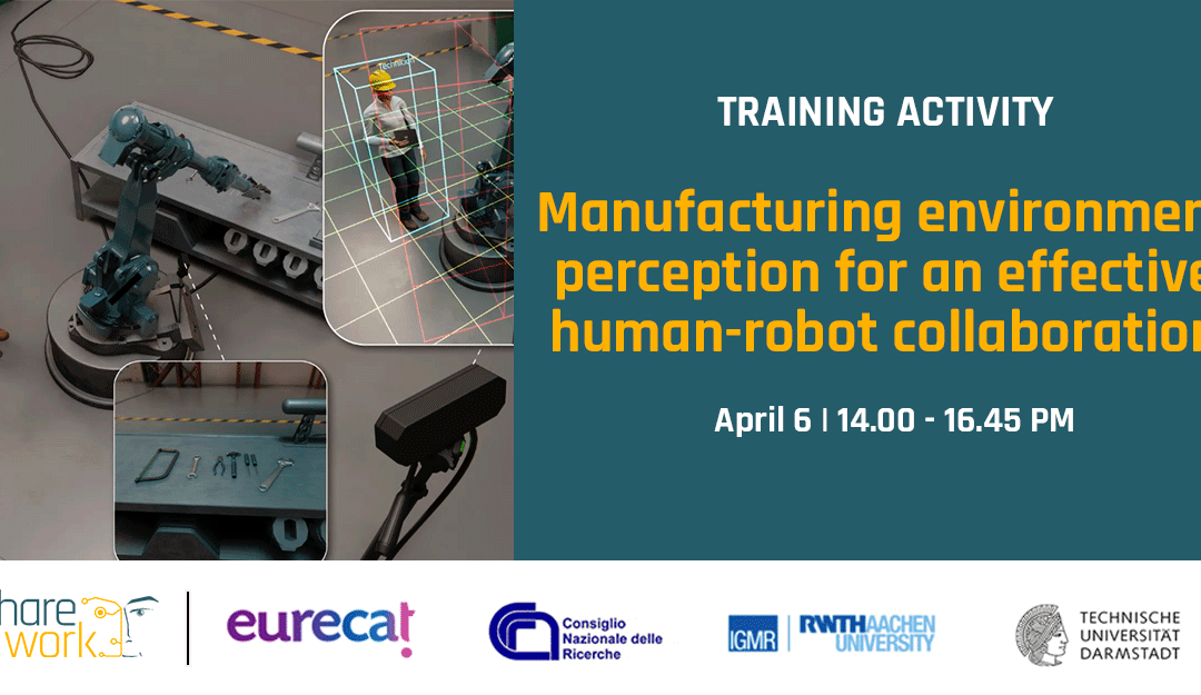 Evento formativo sobre técnicas de percepción en robótica colaborativa para la industria