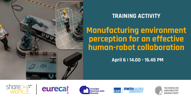 Evento formativo sobre técnicas de percepción en robótica colaborativa para la industria