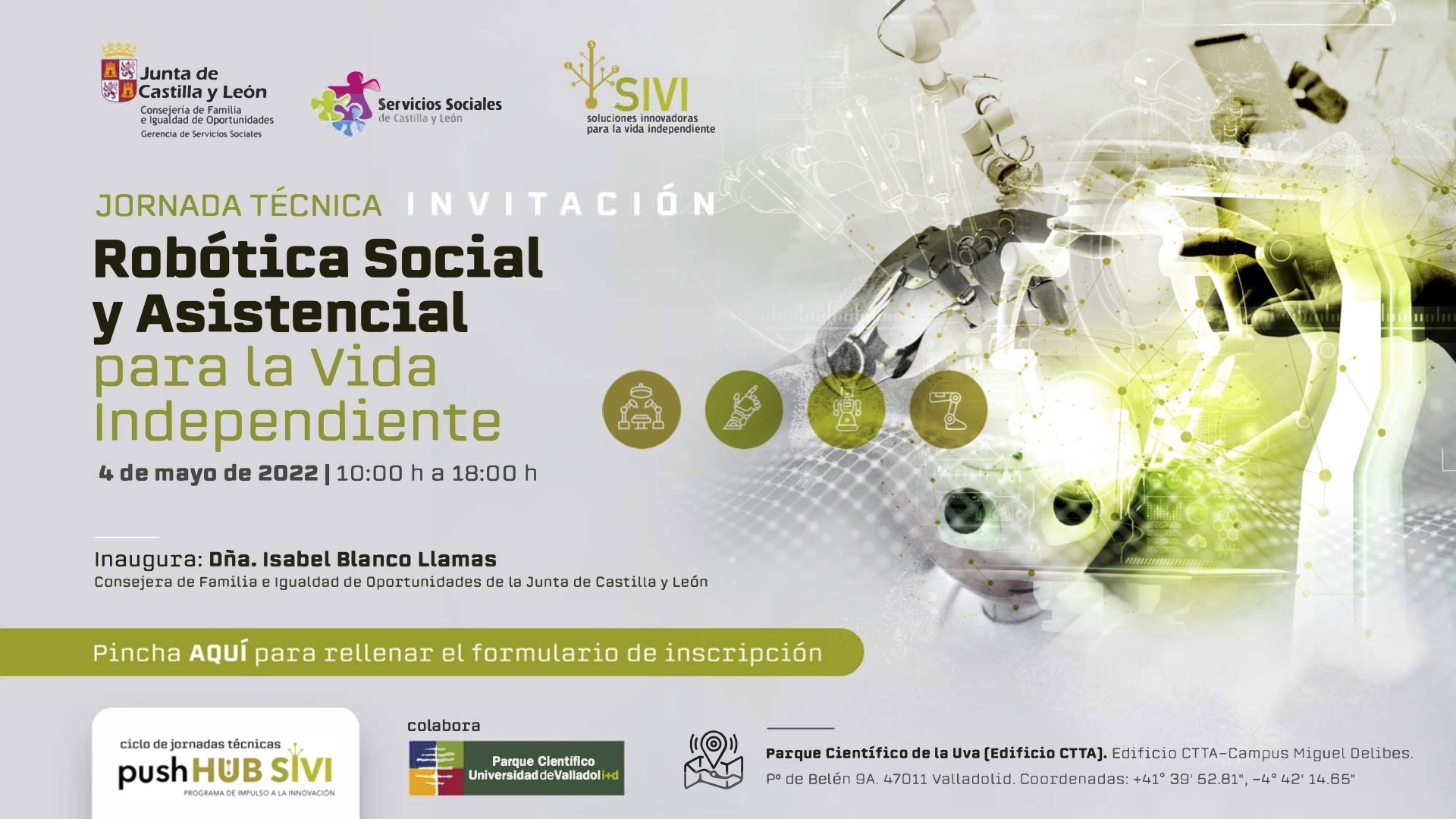 Jornada de Robótica Cluster SIVI con la participación de las entidades de HispaRob CARTIF y Alisys