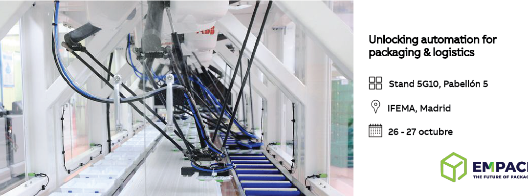ABB muestra en Empack 2022 la última tecnología para transformar la automatización de la industria del packaging y la intralogística