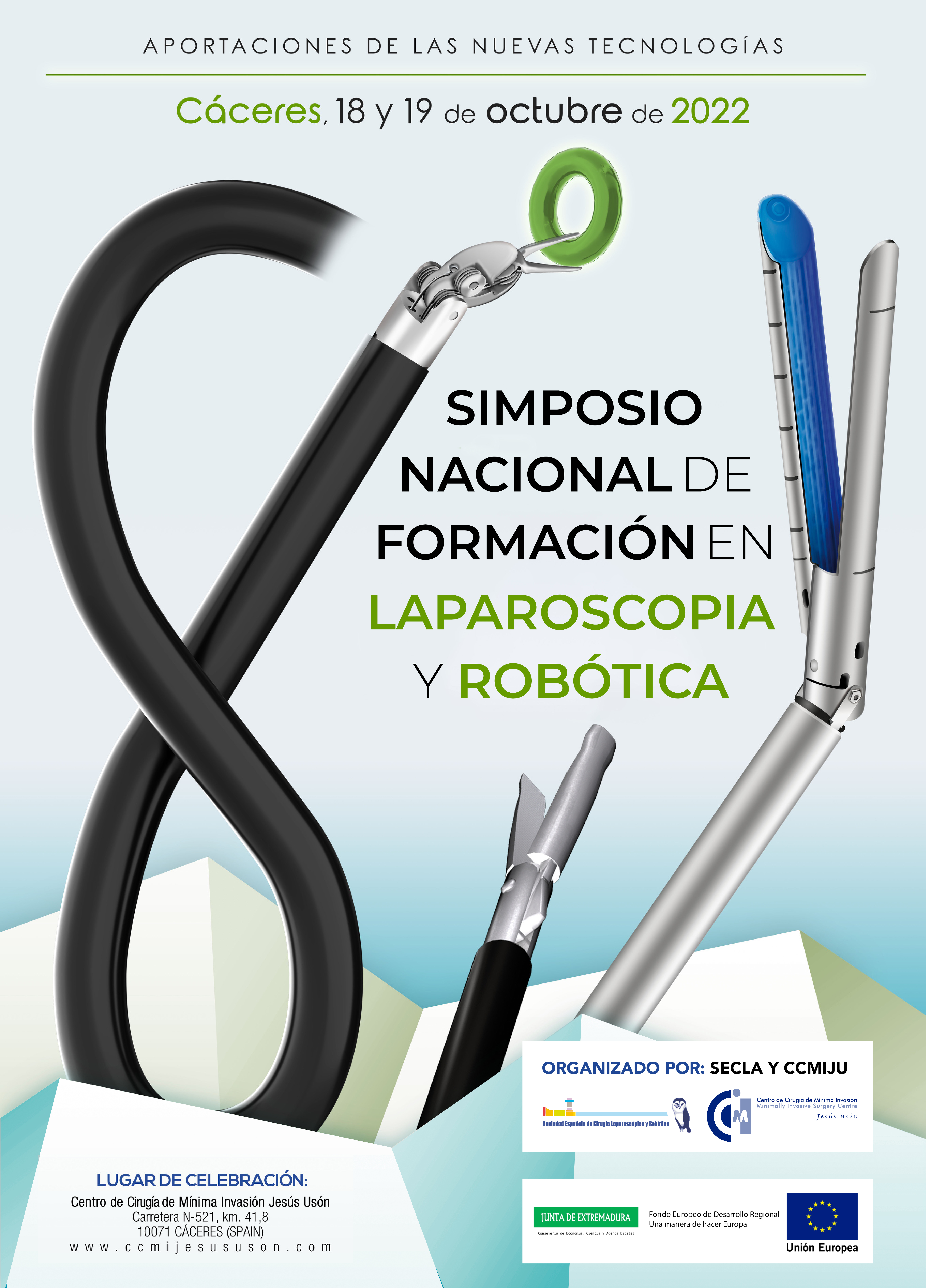 Expertos en medicina se forman en las distintas técnicas laparoscópicas y de la cirugía robótica en el Centro de Cirugía de Mínima Invasión Jesús Usón  (CCMIJU)