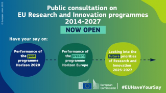 Consulta pública sobre Horizonte 2020 y Horizonte Europa