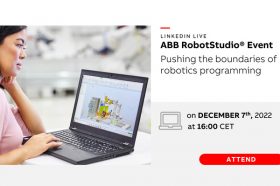 ABB presentará en LinkedIn las innovaciones de la plataforma RobotStudio