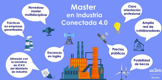 Abierta matricula del Máster de Industria Conectada 4.0 de la Universidad Carlos III de Madrid