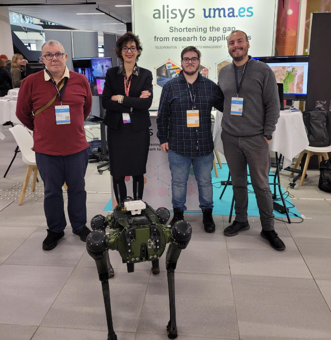 Alisys y la Universidad de Málaga participaron en el evento de robótica más importante de Europa: European Robotics Forum