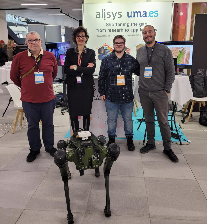 Alisys y la Universidad de Málaga participaron en el evento de robótica más importante de Europa: European Robotics Forum