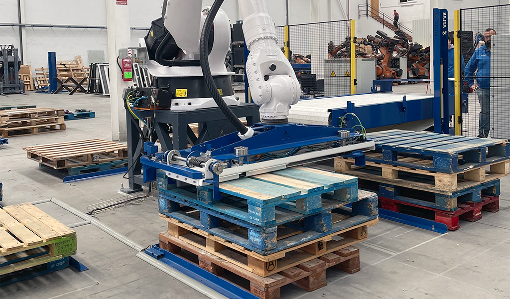 Este robot clasifica palets y ahorra 5000 kilos diarios de carga física a los trabajadores