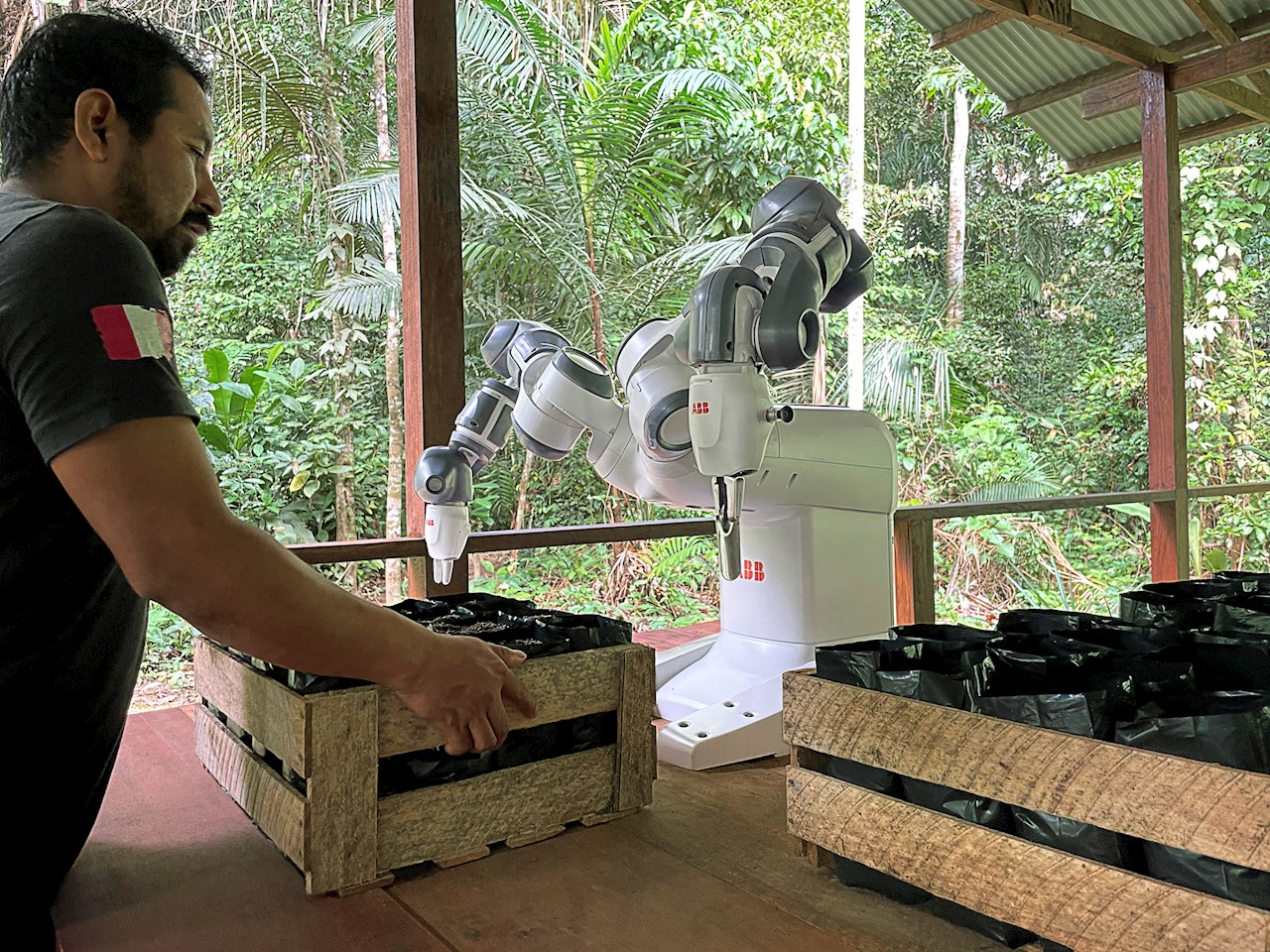 El robot más remoto del mundo automatiza el proyecto de reforestación del Amazonas