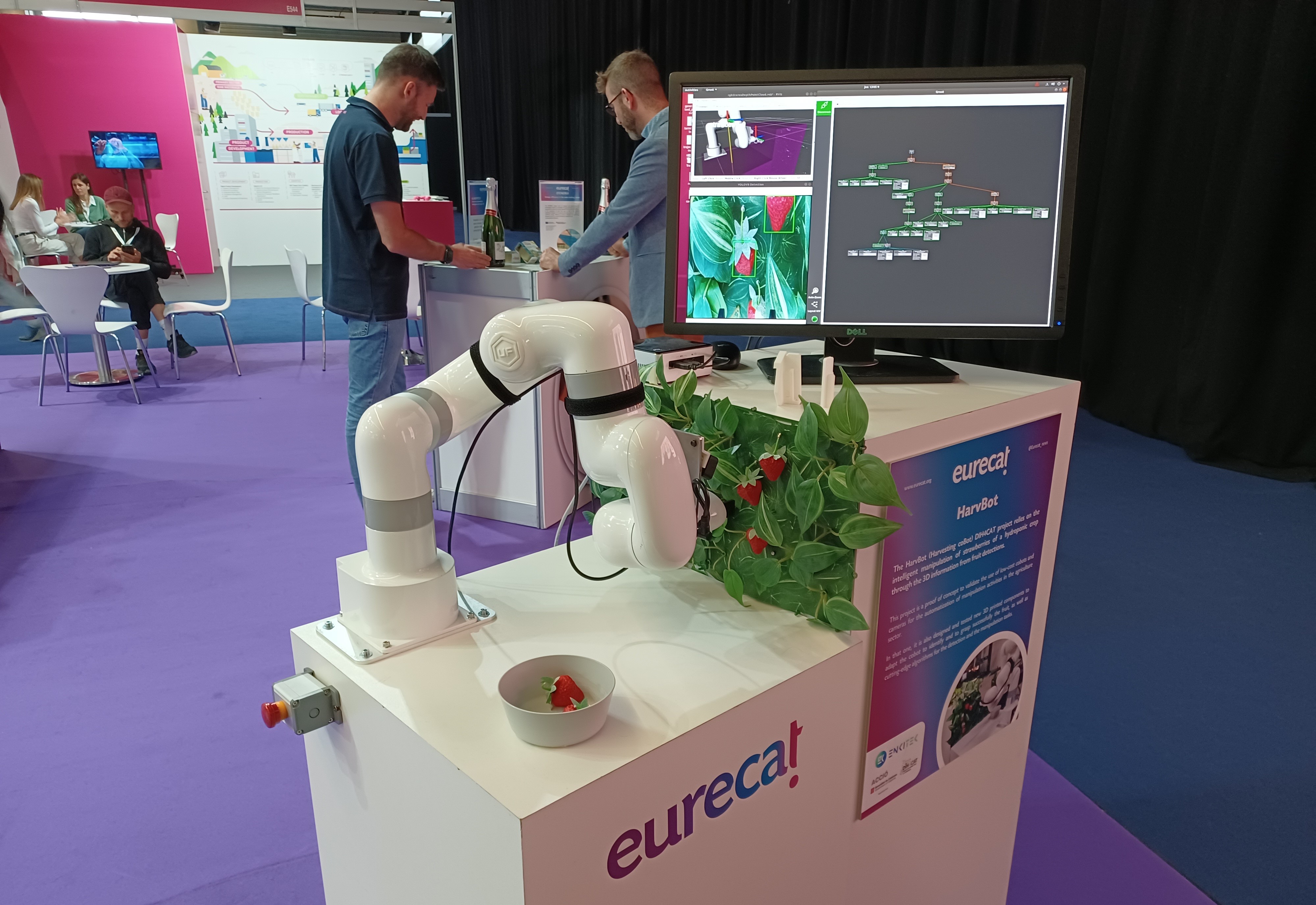 Exploran el uso de robots colaborativos para la manipulación inteligente de la fruta