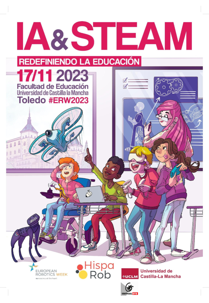 Jornada ERW2023 de HispaRob: “IA y STEAM: Redefiniendo la educación”