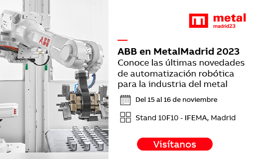 ABB presenta en MetalMadrid 2023 sus últimos avances en robótica colaborativa, industrial y digitalización para transformar la industria del metal