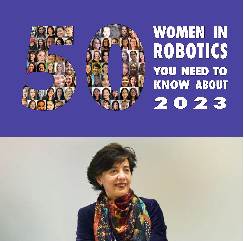Jorgina Díaz, presidenta de HispaRob, una de las 50 mujeres más influyentes en robótica de este 2023, según la organización internacional “Women In Robotics”