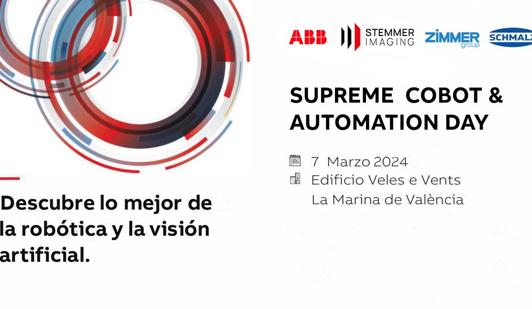 SUPREME COBOT & AUTOMATION DAY: el evento colaborativo y abierto que reúne lo mejor de la robótica y la visión artificial llega a Valencia