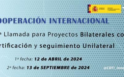 El CDTI Innovación difunde la undécima convocatoria de los proyectos bilaterales de cooperación tecnológica internacional
