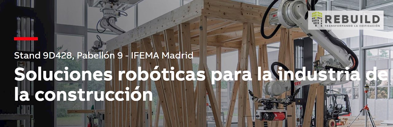 ABB estará en Rebuild 2024 con lo último en robótica y electrificación para la construcción