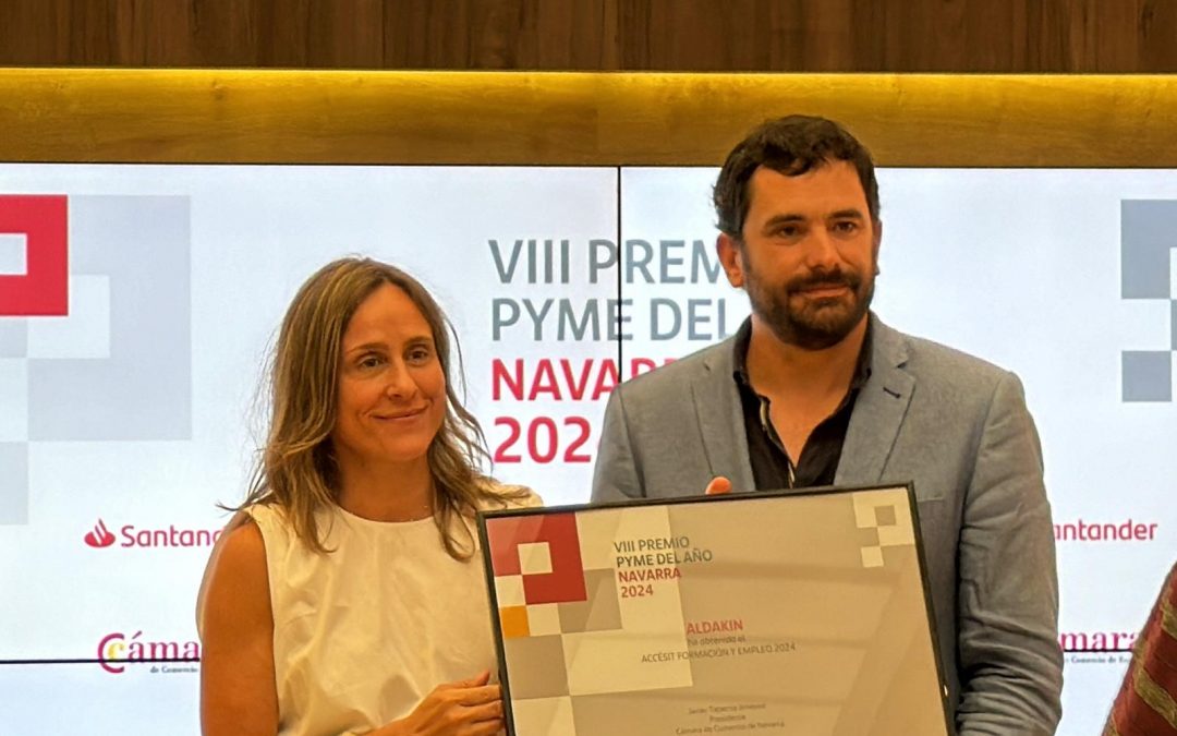 Aldakin gana el Accésit a la Formación y el Empleo 2024 de Navarra