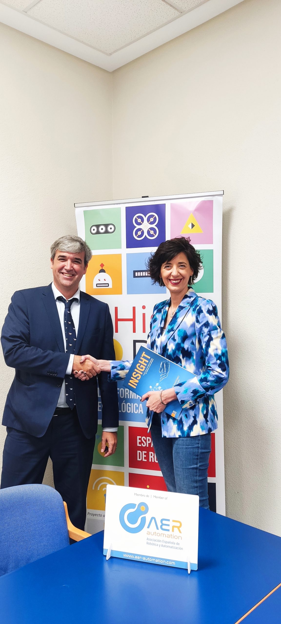 AER Automation visita HISPAROB para analizar opciones de colaboración entre ambas entidades