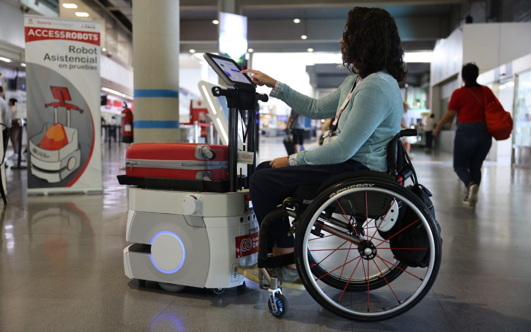 Fundación ONCE y ACCESSROBOTS llegan a la Estación Sur de Autobuses de Madrid
