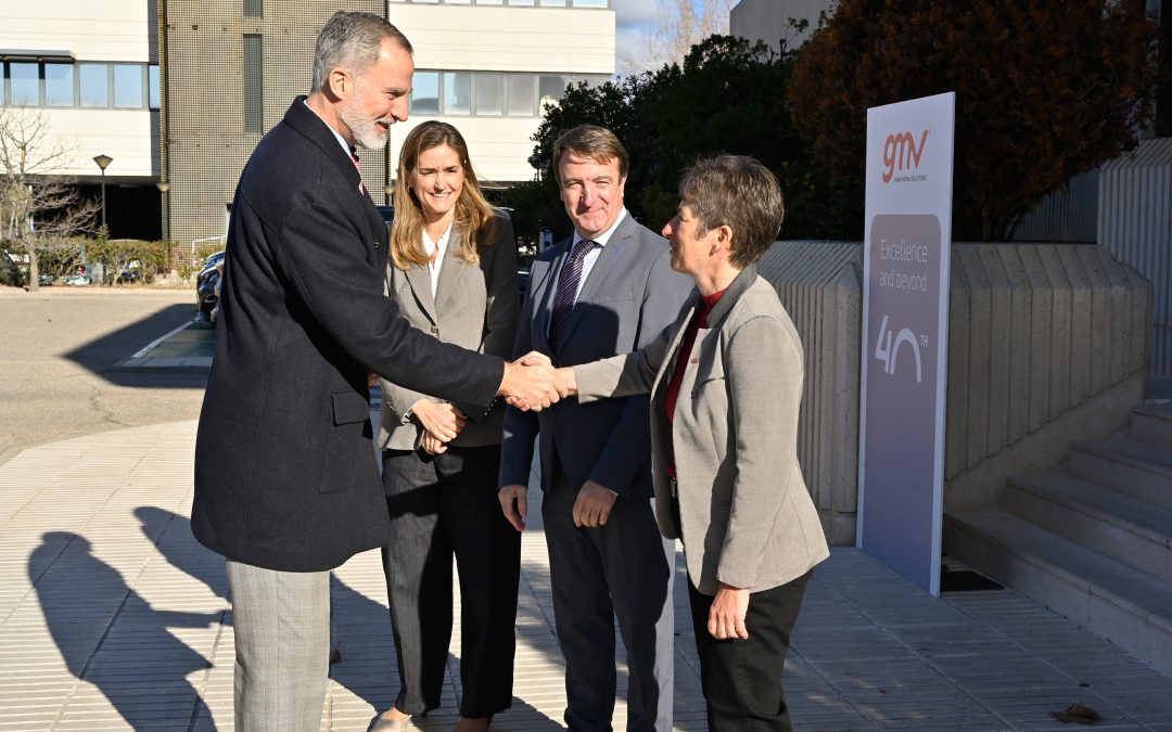 El rey Felipe VI visita GMV con motivo de su 40 aniversario