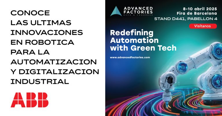 ABB presenta en Advanced Factories la última tecnología robótica con IA para la automatización y digitalización industrial