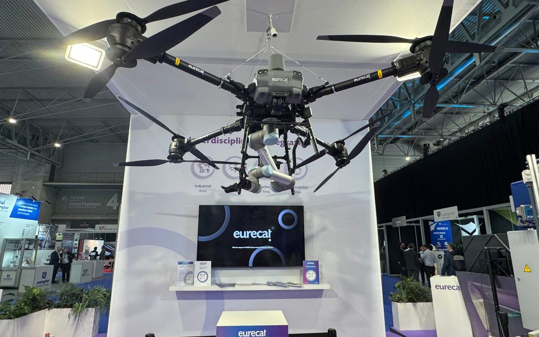 Eurecat presenta un robot aéreo autónomo con capacidad de mover cargas de hasta 35 kg