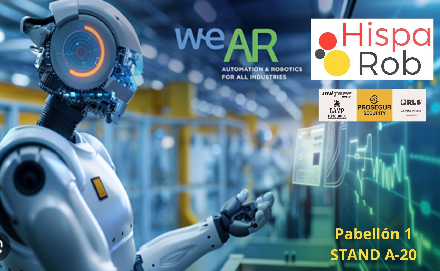 HispaRob participará en la primera edición de weAR, la nueva feria de automatización y robótica en el marco de +INDUSTRY