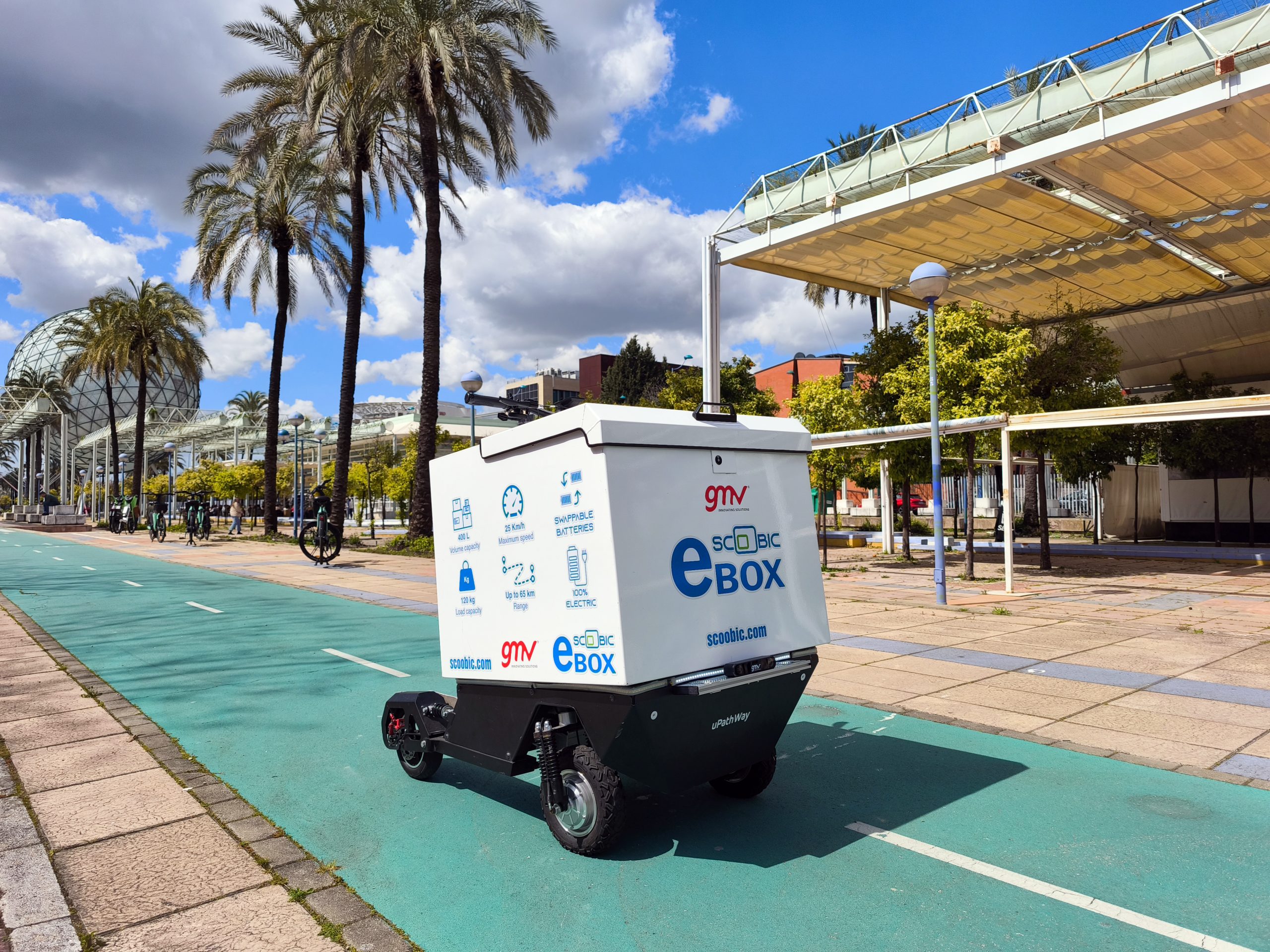 GMV y Scoobic cambian las reglas del reparto urbano con el nuevo vehículo eléctrico y autónomo