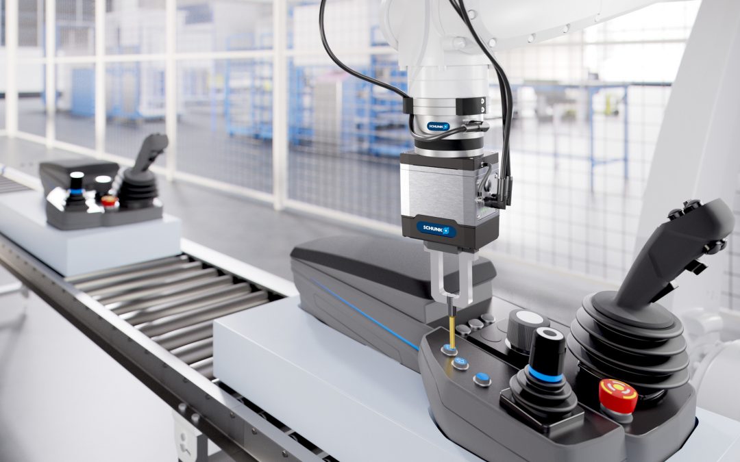 Sensor de fuerza-par FTS de 6 ejes . Sentido del tacto robótico