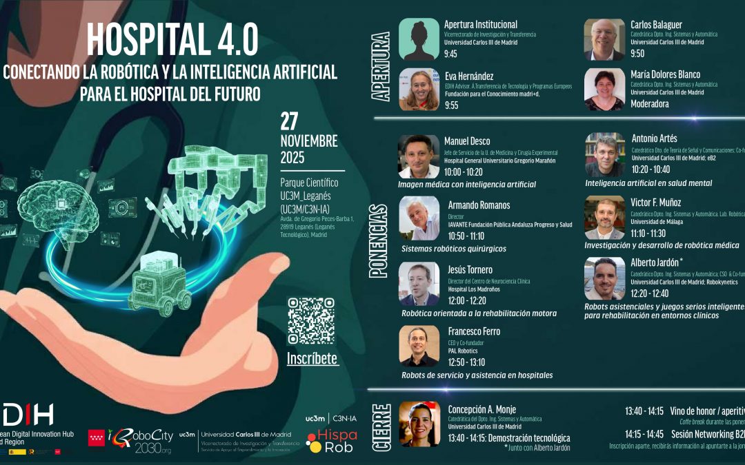 Jornada “Hospital 4.0: conectando la robótica y la inteligencia artificial para el hospital del futuro”