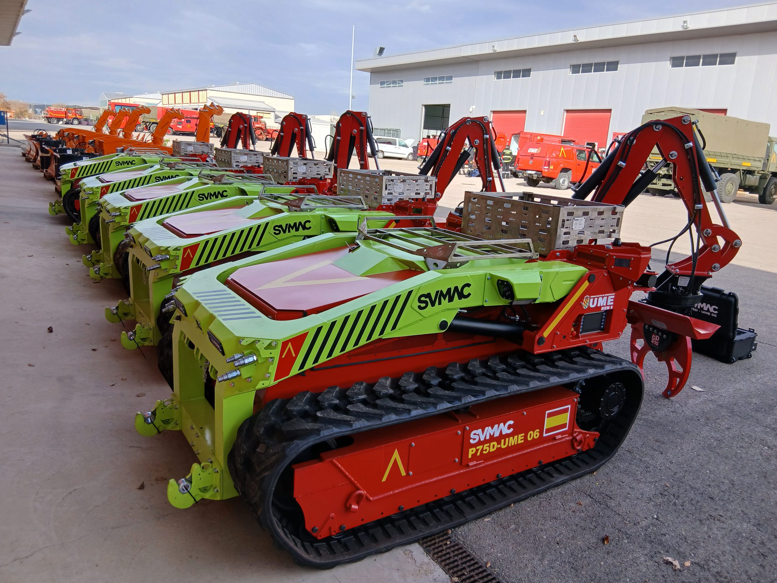 SVMAC suministra a la UME robots teleoperados de alta capacidad para emergencias