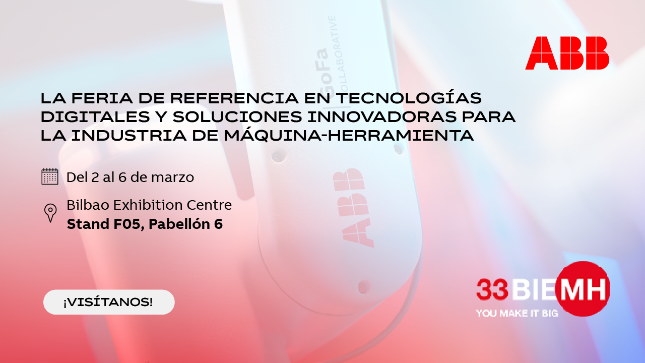 ABB Robotics presenta en BIEMH 2026 lo último en tecnología robótica impulsada por IA para transformar la industria de máquina-herramienta