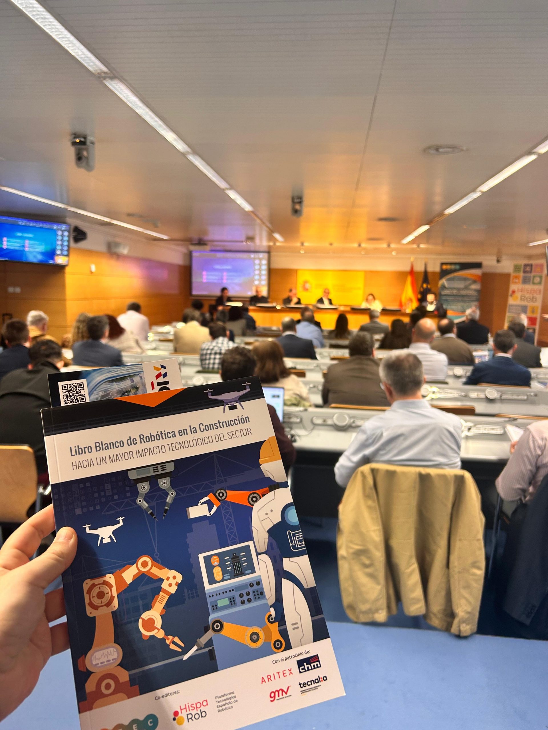 HispaRob y PTEC presentan el Libro Blanco de Robótica en la Construcción en una jornada de referencia para el sector