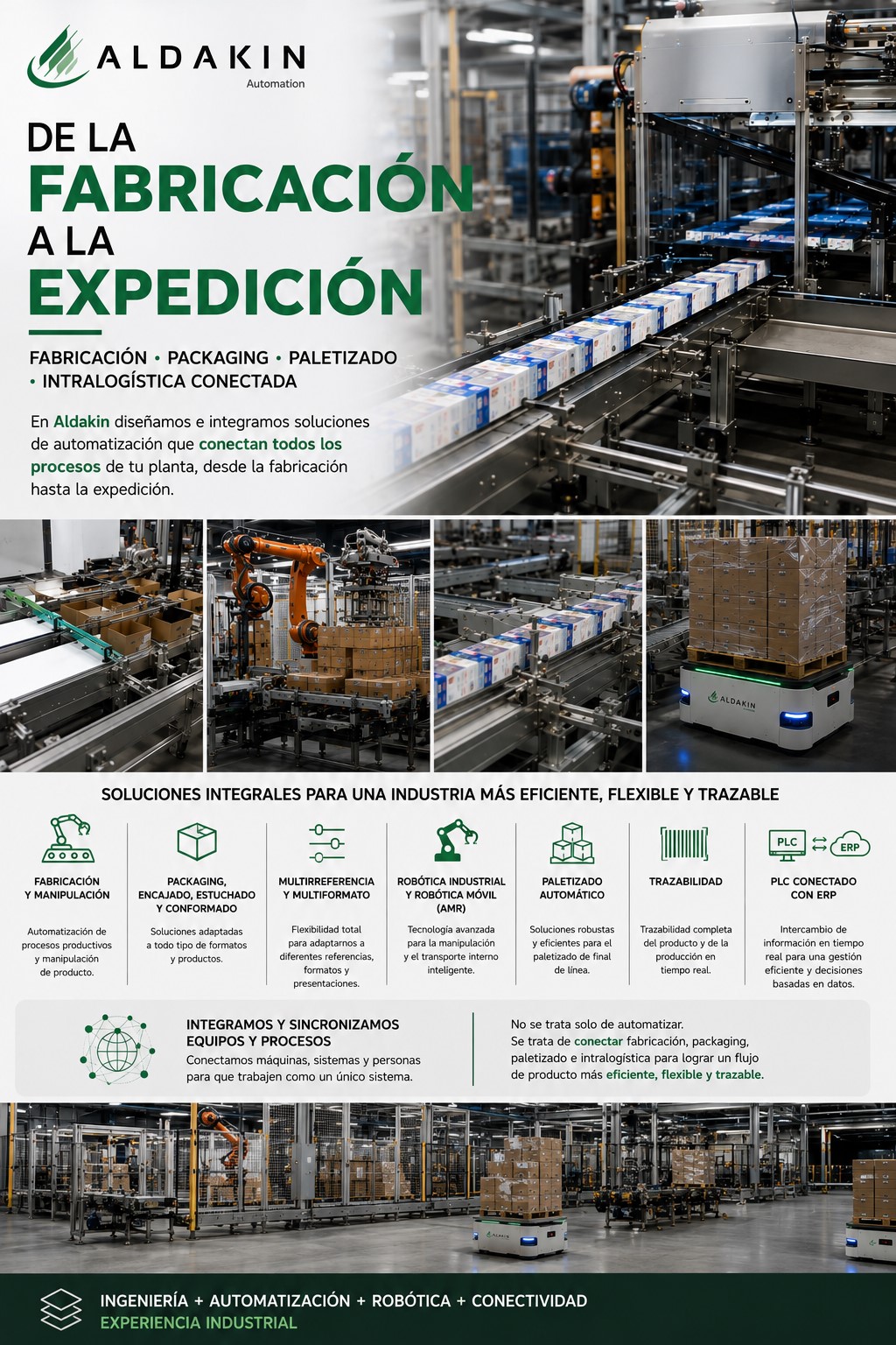 Aldakin Automation: conectamos el flujo de materiales de la fábrica